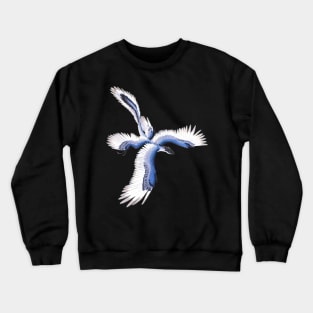 Microraptor Gui (Blue) Crewneck Sweatshirt